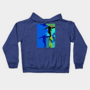 The Out of Bounders - Snowboarders Kids Hoodie